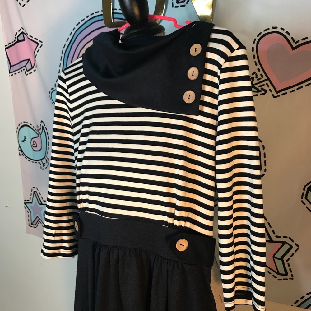 Navy and white striped Nautical dress!